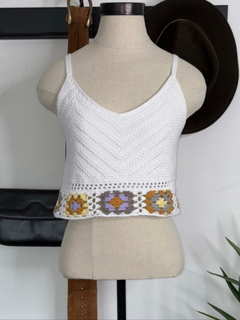 NWOT Hollister Crochet Crop Top